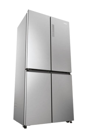 Haier HCR3818ENMM CUBE 83 SERIE 3 Frigorifero congelatore / 4 porte con frontale in acciaio inox/Total No Frost/Inverter Compressore/XL-Slim-Line Air Surround