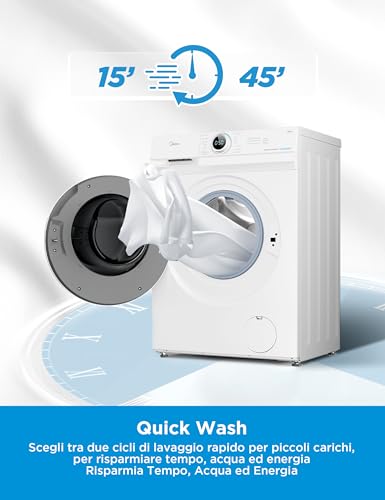 Midea Lavatrice Slim Carica Frontale