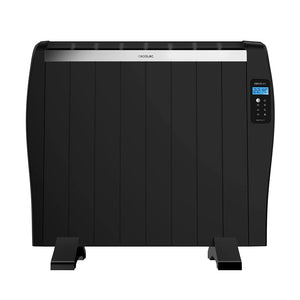 Cecotec Emettitore Termico ReadyWarm 2500 Thermal Black. 12 Elementi e 1800 W, Display LCD, Telecomando a distanza, timer, selezione della temperatura, copertura di 25 m² (12 Moduli, Bianco)
