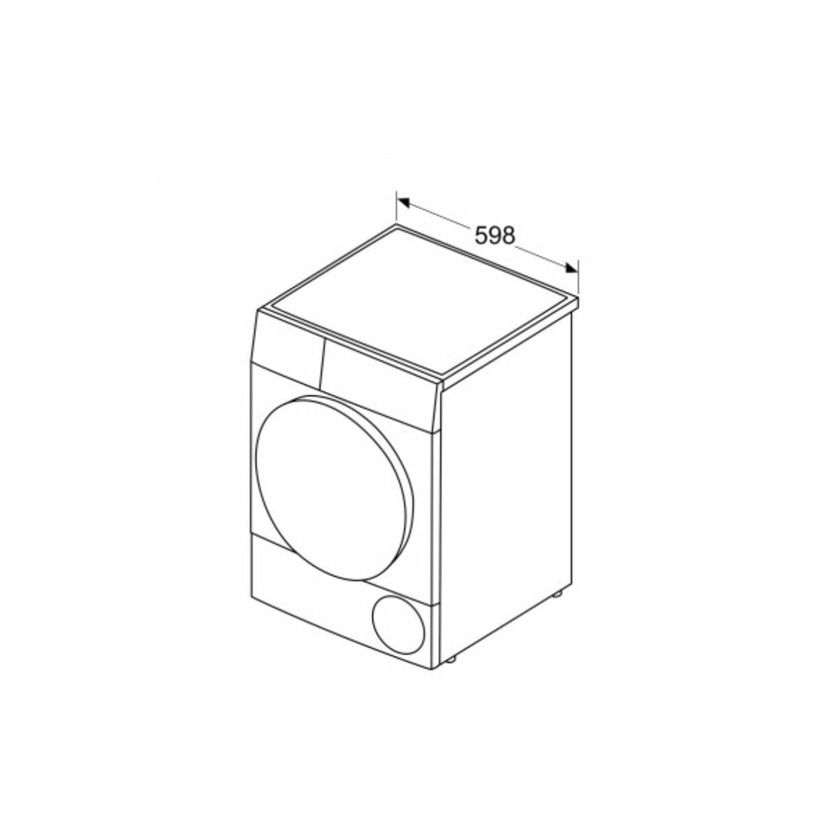 Bosch - Asciugatrice con pompa di calore, 8 kg, AutoDry, anti-vibrazione, bianco, WTR83200ES