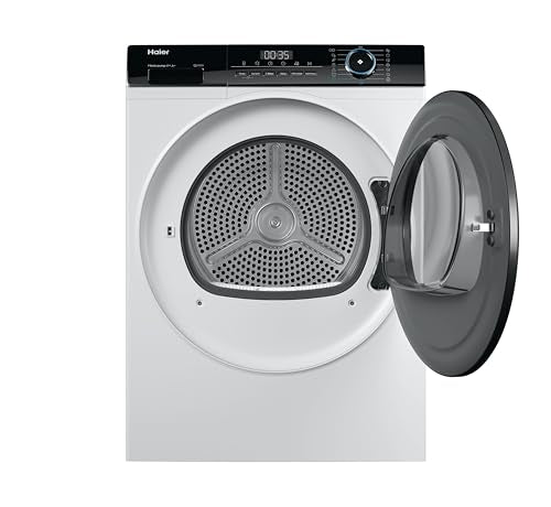 Haier I-Pro Serie 3, Asciugatrice 9 KG, Libera Installazione, Classe A ++, Vapore, Partenza Ritardata, I-Time, Bianco, AxLxP 85x59,5x66,5 cm - HD80-A2939-S