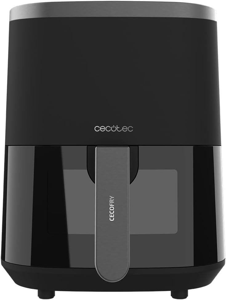 Cecotec Friggitrice ad Aria Cecofry Fantastik Window 4000. Air Fryer Air Fryer. 1400 W, Capacità 4 L, 9 Menu, Controllo Tattile, Tecnologia Perfectcoo, Tempo Regolabile 80-200ºc, 0-60 Minuti