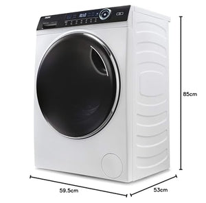 Haier I-PRO SERIES 7 - HWD100-B14979 - Lavatrice asciugatrice 10 kg + 6 kg di asciugatura, 1400 giri/min, motore Direct Motion, tamburo XXL con LED, antibatterici, i-Refresh, Antimacchia, 55 dba,