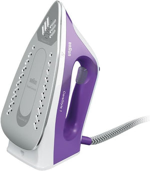 Braun Carestyle1 IS1014VI, Ferro Generatore Di Vapore Con 5 Anni Di Assistenza, Carica Continua, Termostato Regolabile, Tanica 1,5L, AUTOSPEGNIMENTO, Colpo vapore 360g/min, Sistema Sicurezza, Viola
