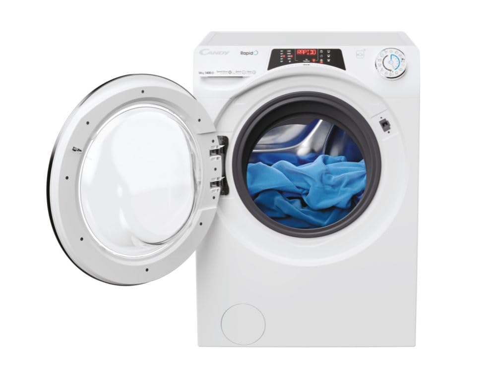 Candy RO14146DWMCT/1-S Lavatrice a carica frontale RapidÓ, Bianco