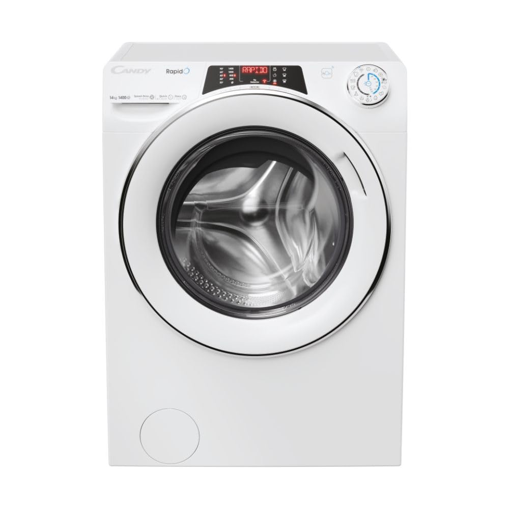 Candy RO14146DWMCT/1-S Lavatrice a carica frontale RapidÓ, Bianco