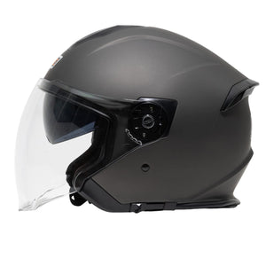 ORIGINE Casco Jet Moto 3/4 Aperto con Doppia Visiera Adatto per Scooter Omologato ECE