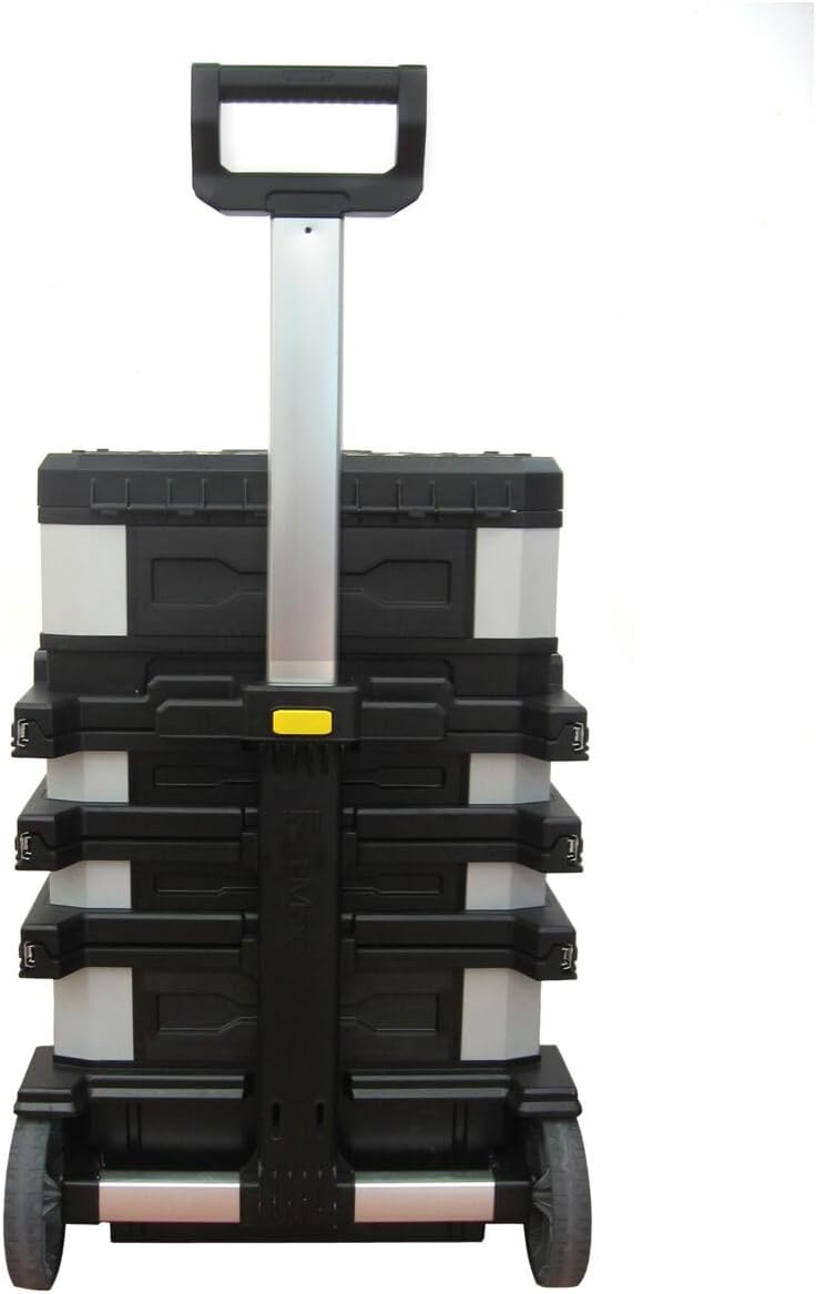 STANLEY FATMAX, Carrello Porta Utensili, Metallo e Polipropilene (plastica), 56.8 x 89.3 x 38.9 cm. 1-95-622