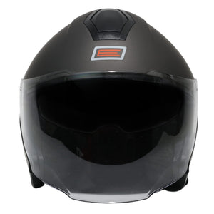 ORIGINE Casco Jet Moto 3/4 Aperto con Doppia Visiera Adatto per Scooter Omologato ECE