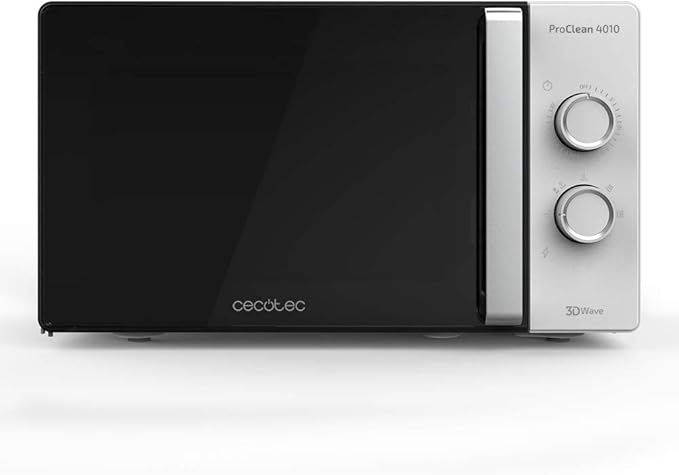 Cecotec Forno a Microonde ProClean 401 da 23 Litri, 700 W, con rivestimento Ready2Clean per una migliore pulizia, tecnologia 3DWave, Design elegante con porta FullCrystal