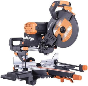 Evolution Doppia troncatrice R255SMS-DB+ | 2000 W, 300 mm, taglio obliquo, angolo obliquo, diametro 255 mm, lama HM/TCT per taglio multimateriale