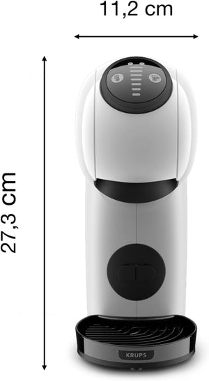 NESCAFÉ DOLCE GUSTO Krups Genio S, Macchina per Caffè Espresso e Altre bevande in capsula, Automatica, Bianco