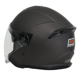 ORIGINE Casco Jet Moto 3/4 Aperto con Doppia Visiera Adatto per Scooter Omologato ECE