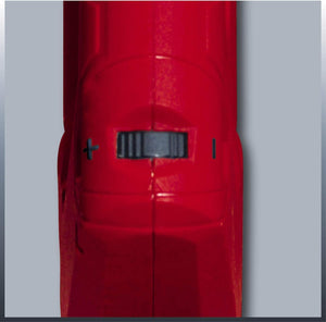 Einhell TC-DW 225 Levigatrice per muro telescopica (230-240 V, 600 W, diam. Platorello 225mm, impugnatura telescopica fino a 165 cm, attacco per aspiratore, incl. 6 carte abrasive e valigetta)