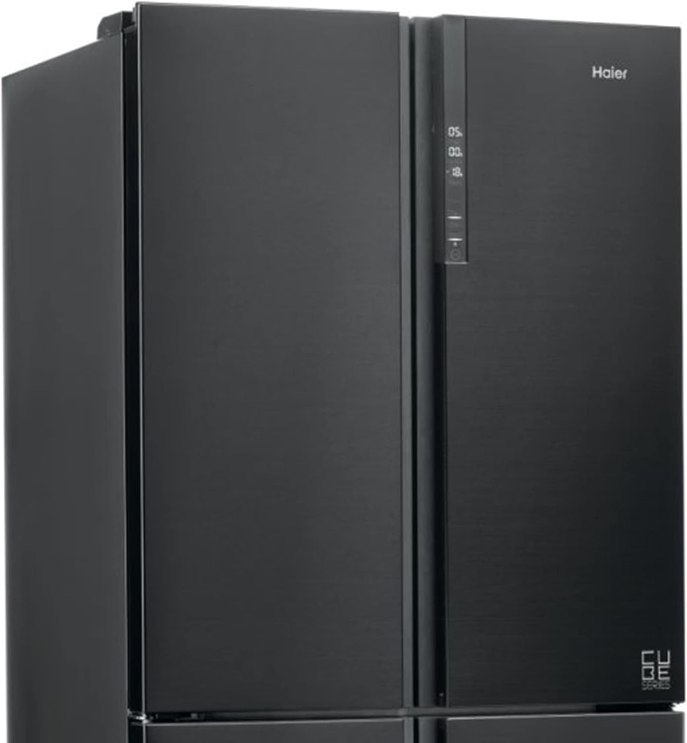 Haier HTF-610DSN7, Frigorifero Cube 4 Porte,Iconic Black, Libera installazione, ABT luce UV antibatterica