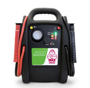 MAXTOOLS JSL400 Avviamento d’Emergenza Professionale per Automobile 2400 A per Veicoli Diesel e a Benzina di Grandi Dimensioni, Potente e Sicuro a 12 V, Batteria al Litio Esterna con USB