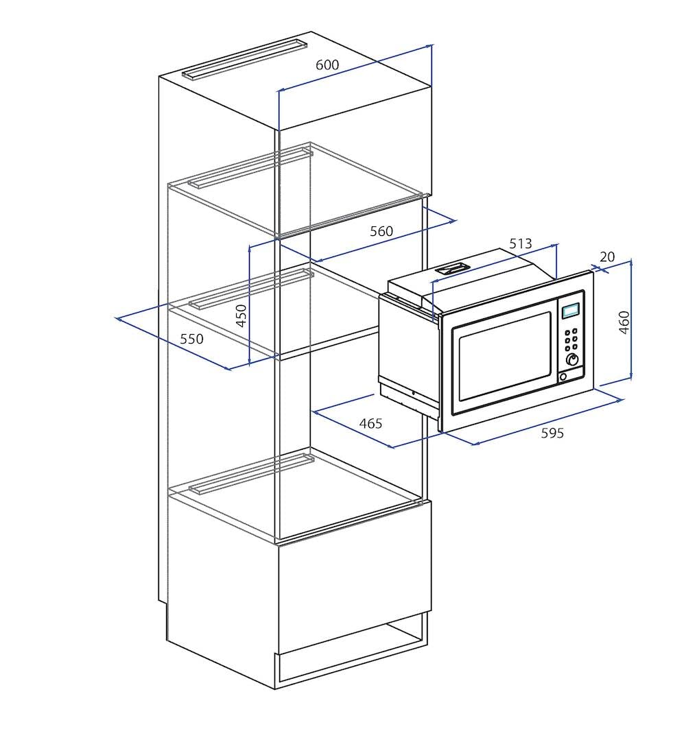 Candy - mod. - MIC256 EX – Microonde in acciaio inox