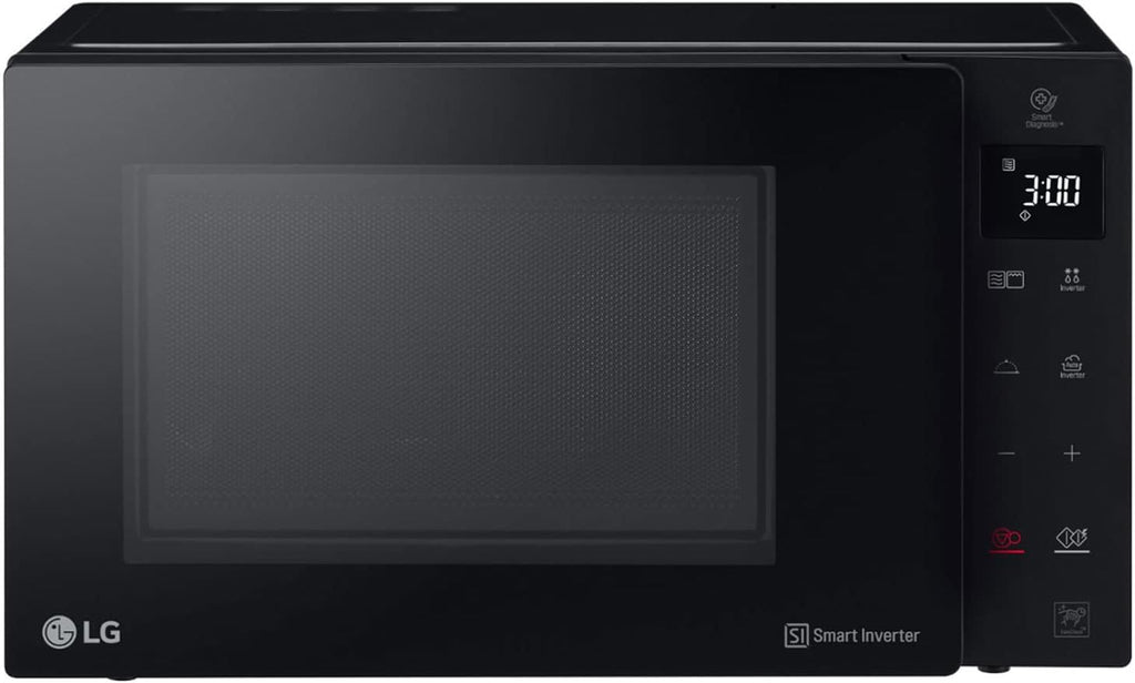 LG MH7235GPS Forno Microonde Smart Inverter con Grill al Quarzo, 32 Litri, 1200 W, Programmi Automatici, 5 Livelli di Potenza, Piatto Microonde Crispy Incluso - Nero Fumè