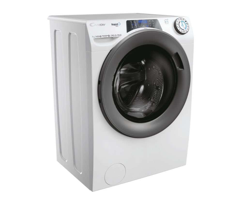 Lavatrice Slim (45 cm) 7 Kg Classe A 1400 giri Inverter Vapore - RP4 476BWMR/1-S RapidÓ PRO