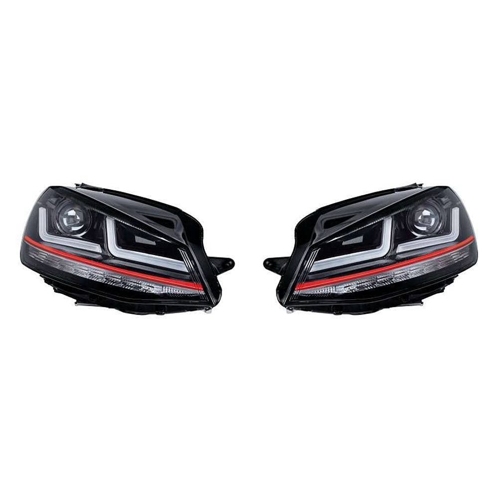 Faro OSRAM LEDriving® LED, edizione Chrome come sostituzione del faro xeno, upgrade LED, LEDHL104-CM, solo per guida a sinistra (1 set completo)