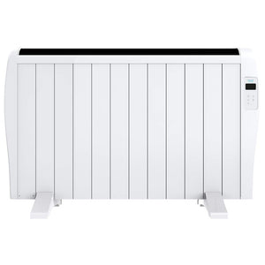 Cecotec Emettitore Termico ReadyWarm 2500 Thermal Black. 12 Elementi e 1800 W, Display LCD, Telecomando a distanza, timer, selezione della temperatura, copertura di 25 m² (12 Moduli, Bianco)