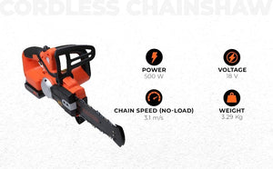 BLACK+DECKER, Elettrosega A Batteria Litio, Fino A 20 Cm Di Taglio, 18 V, 2.0 Ah, Nero Arancione. GKC1820L20-QW