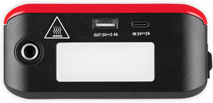 Telwin Drive 1800 Kompressor Avviatore Booster Multifunzione 12V Portatile e Ultracompatto per Auto Moto Barche con Compressore Integrato, Powerbank e Luce Led, 1800A start max