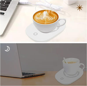 TUKNON Scalda Tazza USB,Scalda Tazza,Scaldatazze da Caffè,Scalda Bevande,Sottobicchiere Elettrico,Ldeale per la Stagione Invernale, per caffè,Latte,tè,Acqua,Regalo di Natale,Regalo di Capodanno