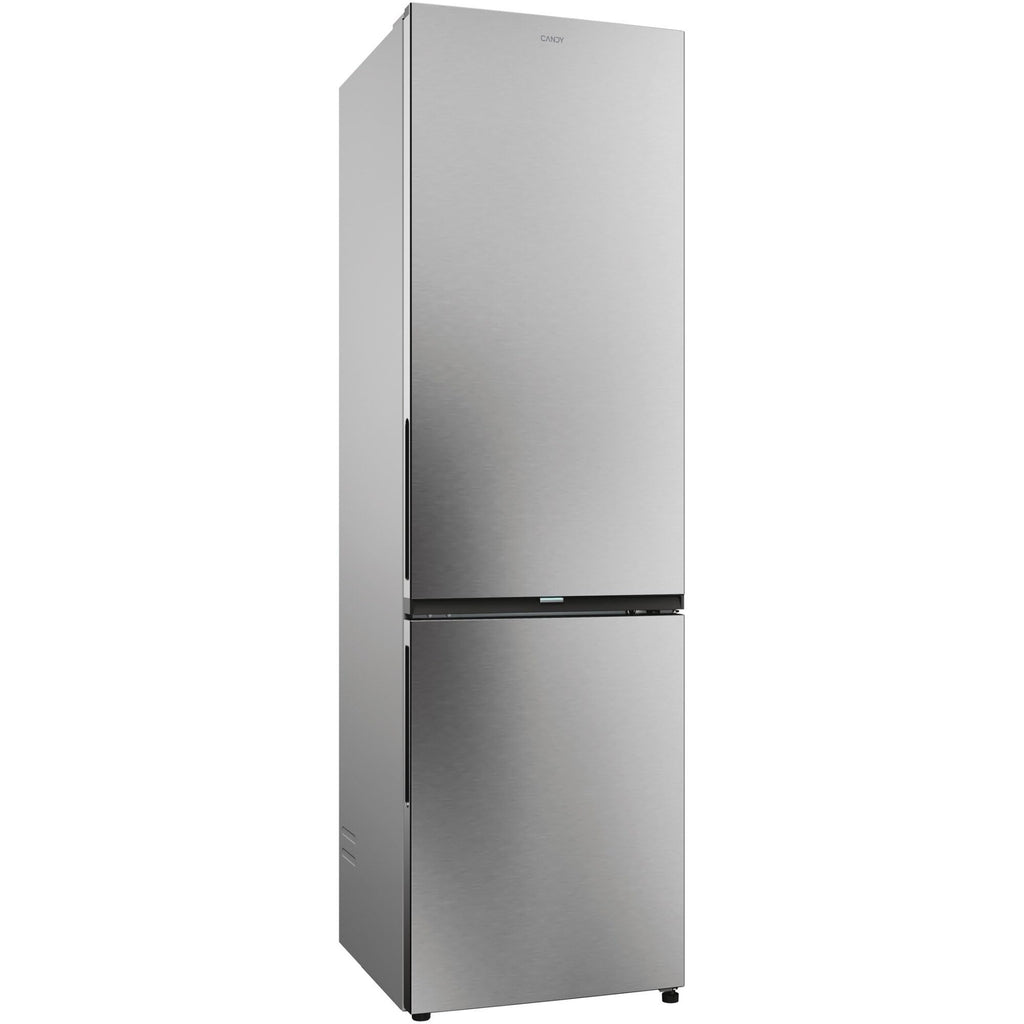 Candy Frigorifero Combinato, 409L, 66.7P x 59.5L x 205A cm, No Frost, Classe E, Inox, Wi-Fi, Display LCD, Installazione Standard