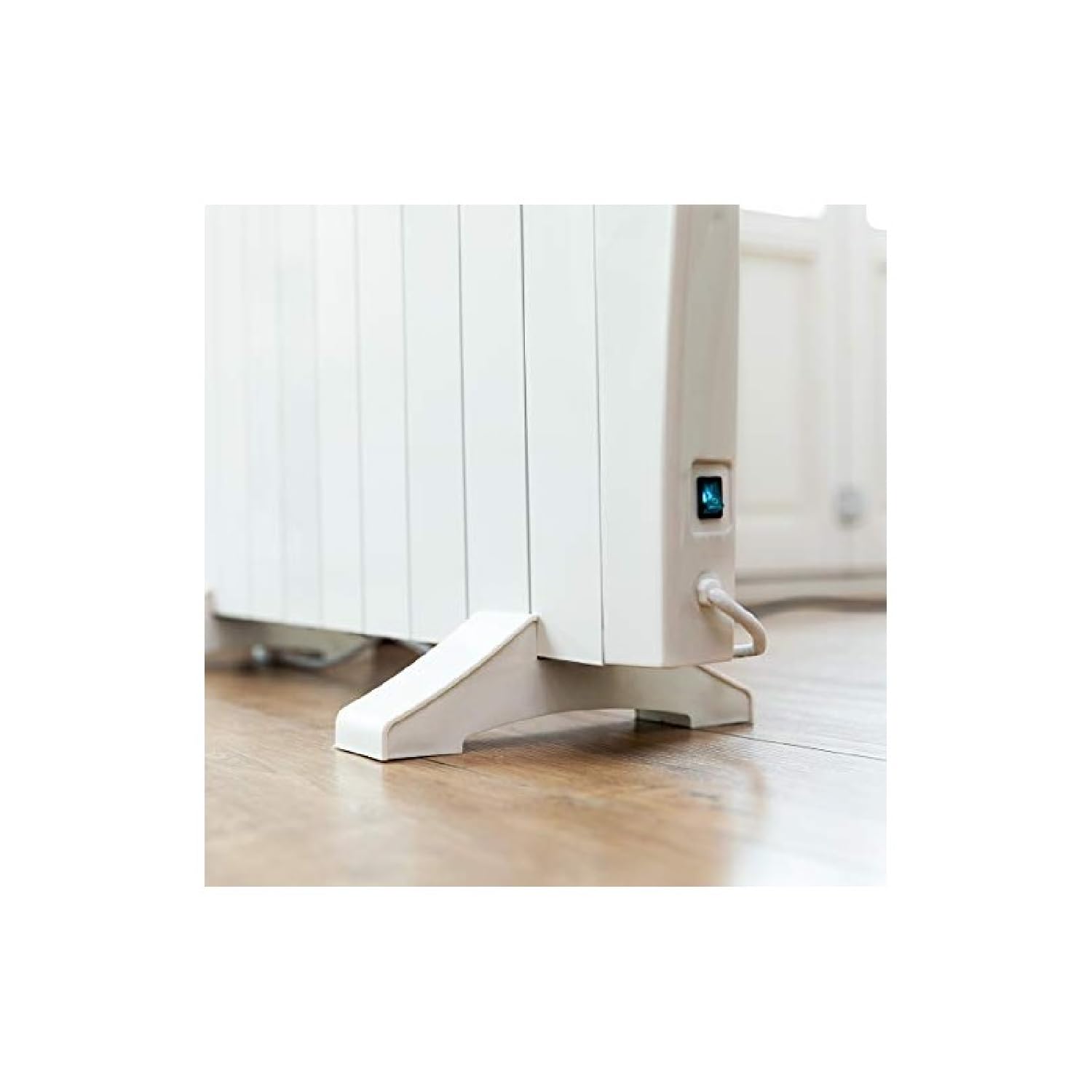 Cecotec Emettitore Termico ReadyWarm 2500 Thermal Black. 12 Elementi e 1800 W, Display LCD, Telecomando a distanza, timer, selezione della temperatura, copertura di 25 m² (12 Moduli, Bianco)