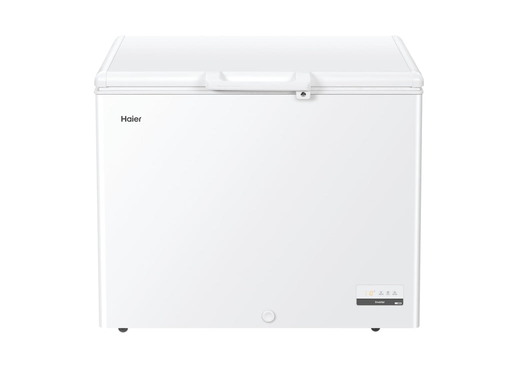 Haier HCE301E Congelatore Orizzontale a Pozzetto, 300 Litri, Temperatura Regolabile, Funzione Fast Freeze, Silenzioso, Libera Installazione, 111x62x84,5cm, Bianco