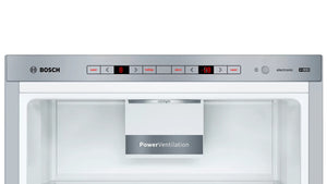 Bosch KGE49AICA Serie 6 - Frigorifero XXL, 201 x 70 cm, extra largo, frigo da 302 l + congelatore da 111 l, VitaFresh, sbrinamento raramente, BigBox spazio per congelatore grande