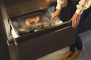 Haier HFW7819EWMP - Frigorifero congelatore, porta francese/fronte in acciaio inox, 539 litri, MyZone Plus/Humidity Zone/distributore d'acqua, Smart Home