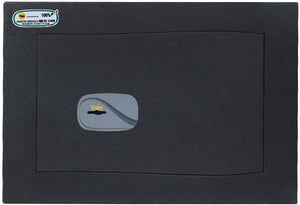 YALE Cassaforte di Massima Sicureza Certificata da Muro con Chiave Y3200420, Nera, Dimensione H270xW390xD200mm, 2 Catenacci Orizzontali, 1+1 Catenacci Verticali, 100% Made In Italy
