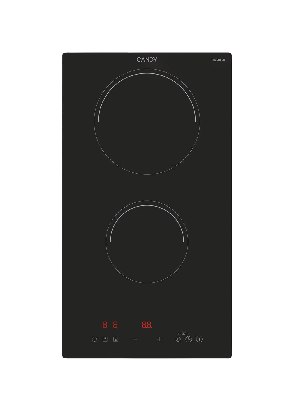 Candy CID30/1, Piano cottura a induzione, Black
