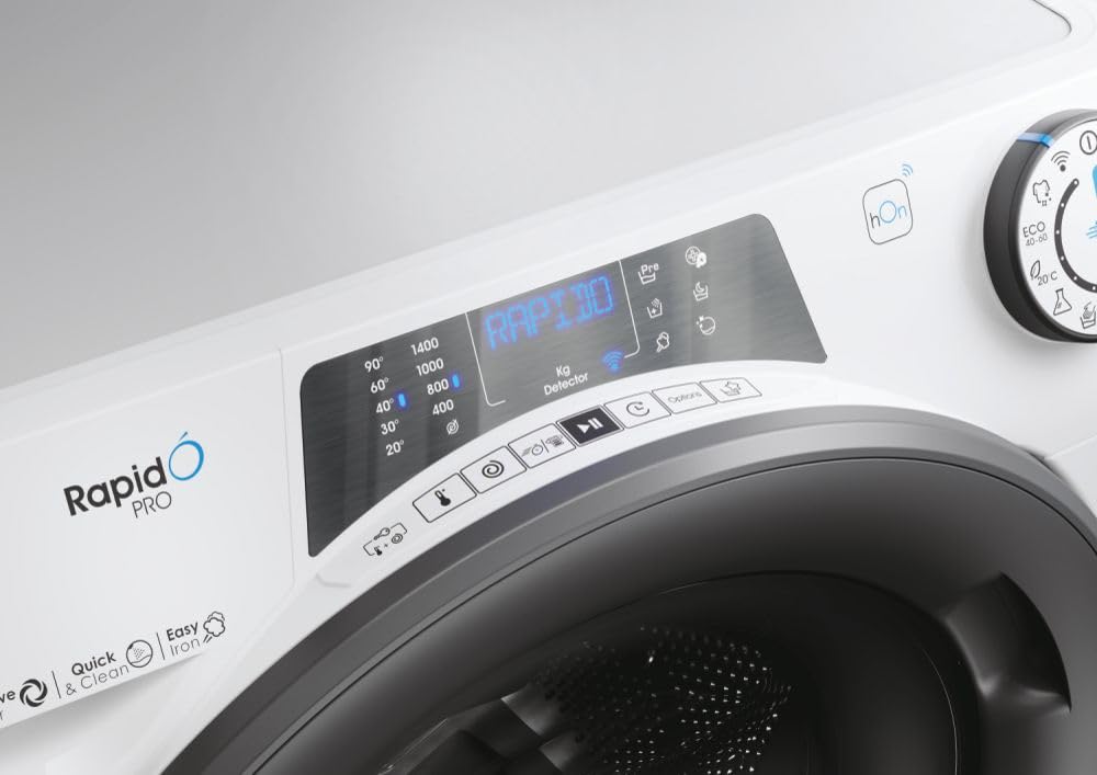 Lavatrice Slim (45 cm) 7 Kg Classe A 1400 giri Inverter Vapore - RP4 476BWMR/1-S RapidÓ PRO
