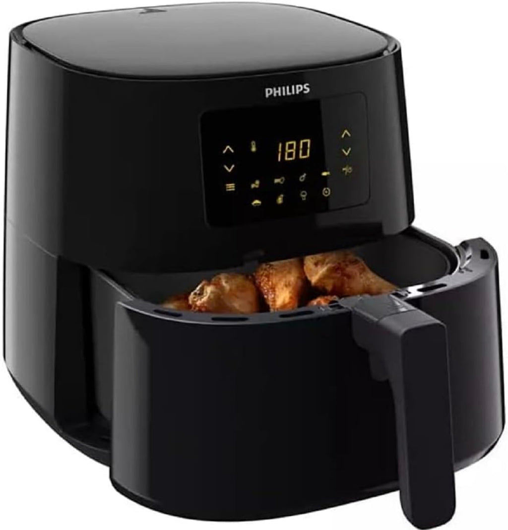 Philips Airfryer 3000 Serie XL, 6.2L (1.2Kg), Friggitrice 14-in-1, 90% Di Grassi In Meno Con La Tecnologia Rapid Air, Digitale, App Per Ricette (HD9270/90)