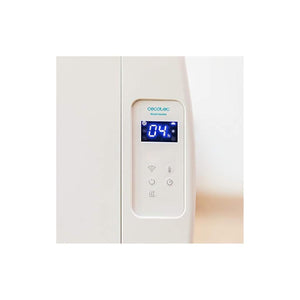 Cecotec Emettitore Termico ReadyWarm 2500 Thermal Black. 12 Elementi e 1800 W, Display LCD, Telecomando a distanza, timer, selezione della temperatura, copertura di 25 m² (12 Moduli, Bianco)