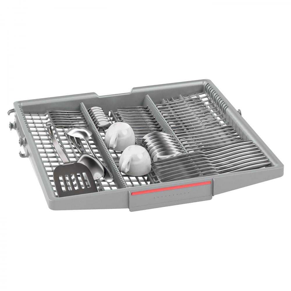 Bosch Serie 4, lavastoviglie indipendente, 60 cm, Silver Inox, SMS4EMI06E