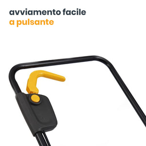 Stiga Tagliaerba a Batteria Collector 136e Kit, Per Giardini Fino a 250 m², Larghezza Taglio 34 cm, Batteria ePower da 20 V (2 x 2 Ah), 550 W, 2 Batterie e Caricatore Inclusi, giallo