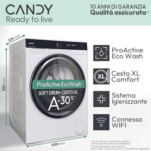 CANDY LAVATRICE A CARICA FRONTALE