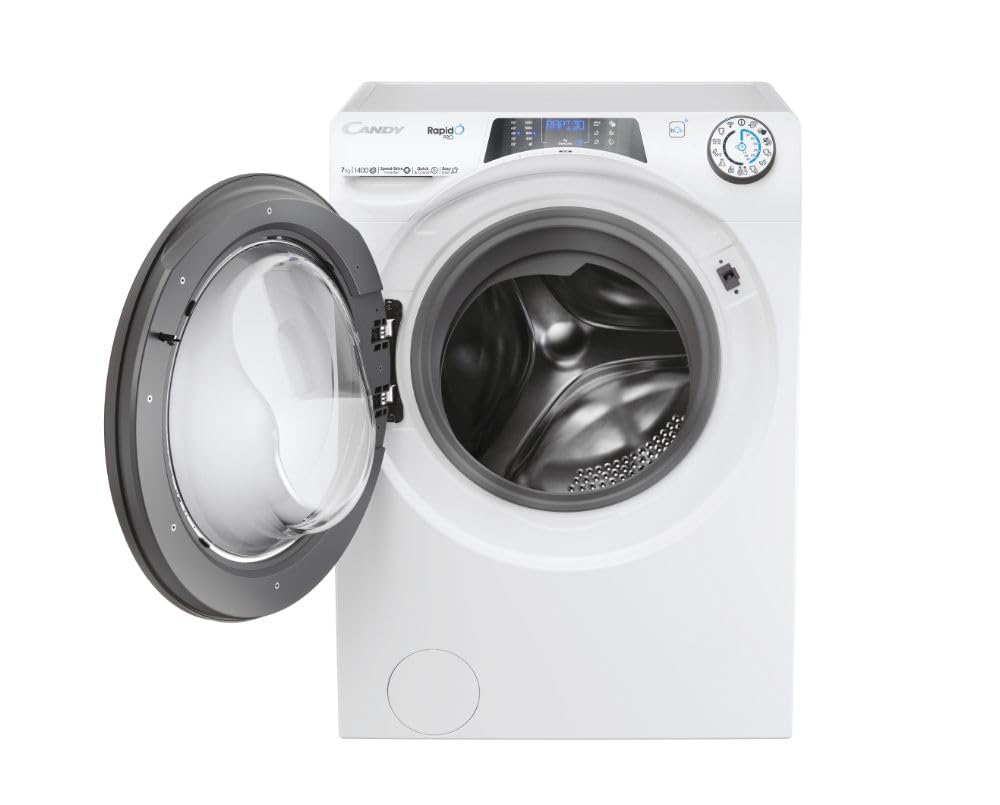 Lavatrice Slim (45 cm) 7 Kg Classe A 1400 giri Inverter Vapore - RP4 476BWMR/1-S RapidÓ PRO