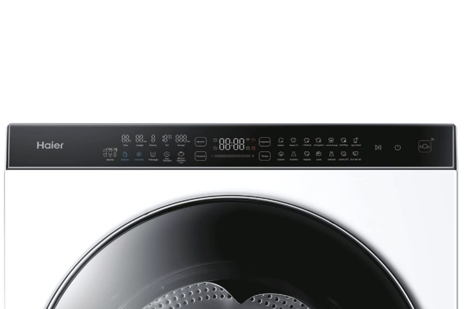Haier Super Drum Serie 9 Lavasciuga 10+6 Kg, Libera Installazione, 1400 Giri, Classe A/D, Wi-Fi, Controllo App hOn, Avvio Programmabile, Smart Dosing, 65,7 x 70x 99 cm, Bianca - HWD100-BD1499U1N/I