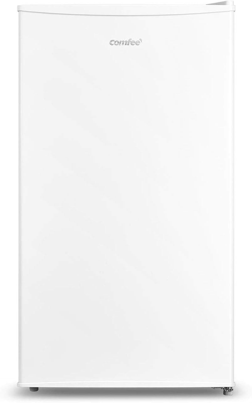 COMFEE' RCU60WH2(E) 60L Congelatore Verticale, Monoporta, Temperatura Regolabile, Porta Reversibile, Silenzioso, Libera Installazione, Bianco