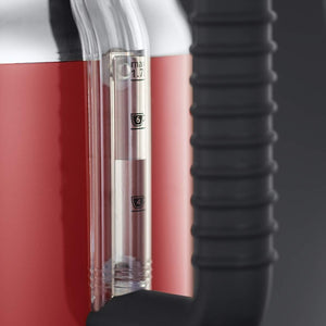 Russell Hobbs Bollitore Elettrico - 1,7 L, 2400 W - Acciaio Inox Color Rosso Lucido; Ebollizione Rapida; Display Temperatura Dell'Acqua, Indicatore Livello Dell'Acqua, Bollitore Retro 21670-70