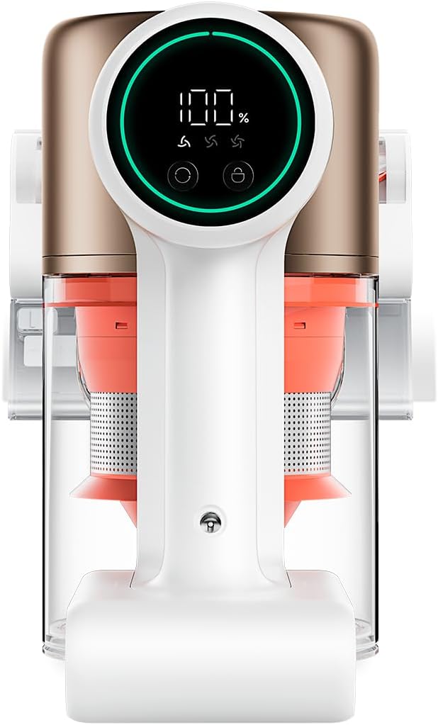 Xiaomi G10 Plus Cordless Vacuum Cleaner with Wiping Function, 4-in-1 Battery Vacuum Cleaner, up to 65 Minutes Running Time, 600 ml Vacuum Cleaner for Pet Hair, Carpet, Upholstery and Hard Floor, White