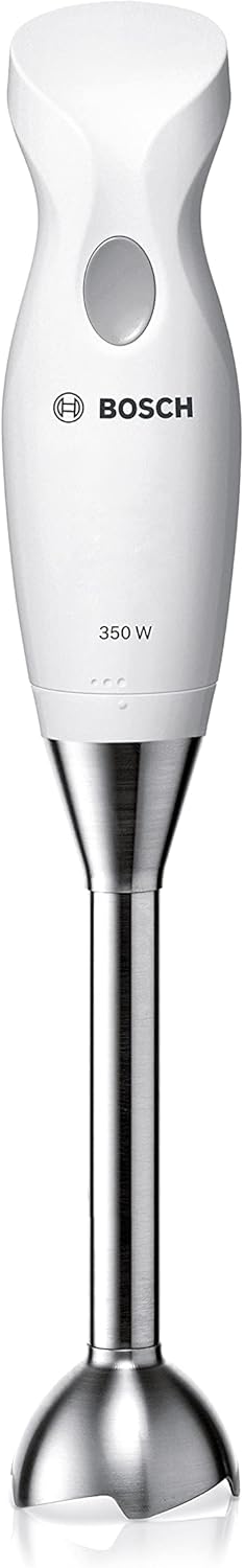 Bosch Elettrodomestici MSM6B500 CleverMixx Mixer a Immersione, 350 W, 1 Liter, 1 Decibel, plastica, Bianco