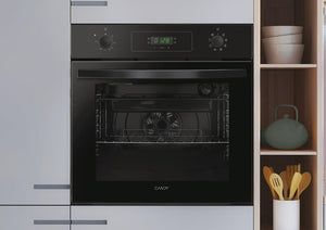 Candy Idea FIDCP N615 L, forno multifunzione, 65 l, 1 vassoio e 1 griglia, ventilatore radiale, pulizia acquattiva, convezione + ventilatore, 8 funzioni, comandi push&pull, porta doppia vetro, nero
