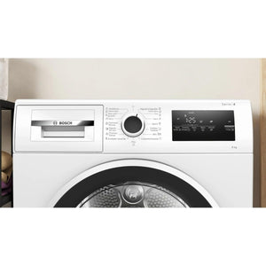 Bosch - Asciugatrice con pompa di calore, 8 kg, AutoDry, anti-vibrazione, bianco, WTR83200ES