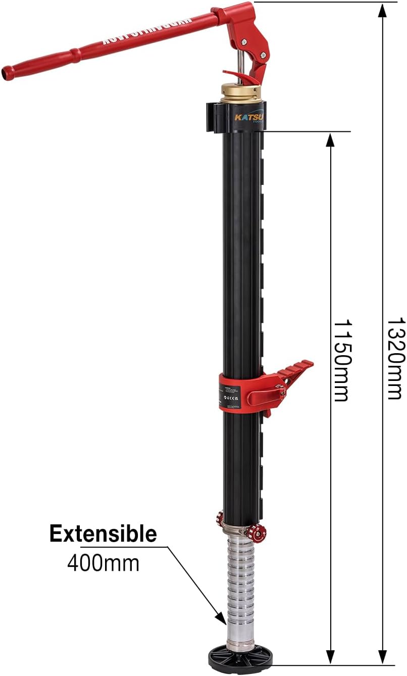 KATSU Tools Potente cric di recupero idraulico ad alta portata, capacità 2 tonnellate, per la movimentazione di carichi pesanti 4x4 fuoristrada trattore camion fattoria cric di soccorso